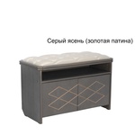 Банкетка Leset «Патриция» с каретной стяжкой (ткань и к/з) в Таганроге