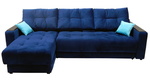 Угловой диван Бонд XL средний с накладкой 5 подушек в Таганроге