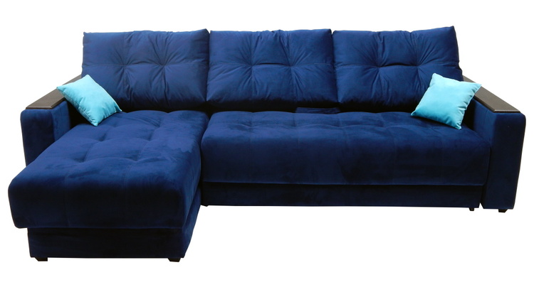 Угловой диван Бонд XL средний с накладкой 5 подушек в Таганроге