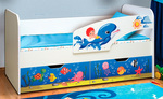 Кровать детская с фотопечатью Дельфин ЛДСП в Таганроге